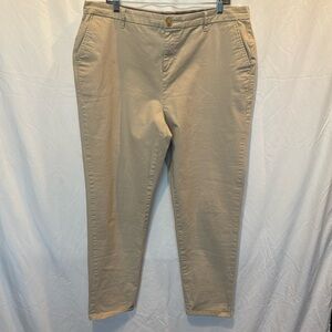 Tommy Hilfiger khaki ankle pants.